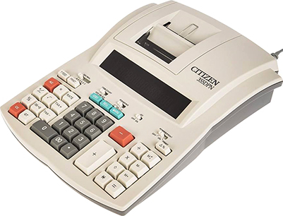 قابلیت و کارایی  ماشین حساب رومیزی با چاپگر سیتیزن 355DPN