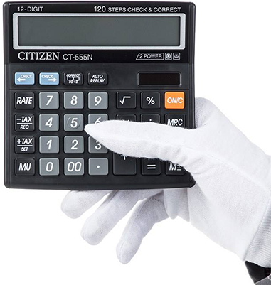 قابلیت و کارایی ماشین حساب ساده سیتیزن CT-555N