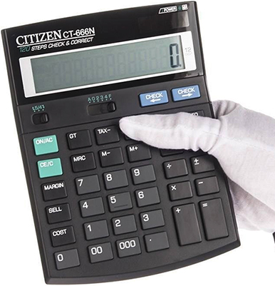 قابلیت و کارایی ماشین حساب ساده سیتیزن CT-666N