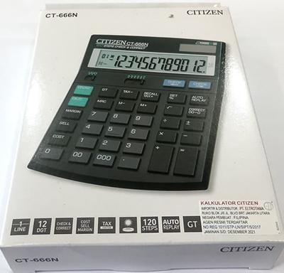 ماشين حساب سیتیزن Citizen CT-666N