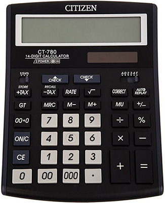 قابلیت و کارایی ماشین حساب ساده سیتیزن CT-780