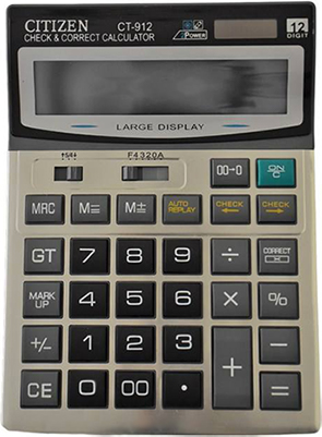 قابلیت و کارایی ماشین حساب رومیزی سیتیزن CT-912