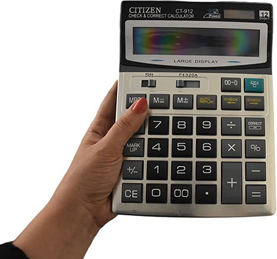 قابلیت و کارایی ماشین حساب رومیزی سیتیزن CT-912