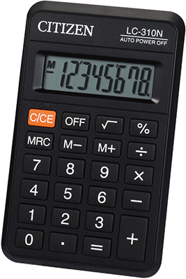 قابلیت و کارایی ماشین حساب ساده سیتیزن LC-310N