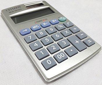 قابلیت و کارایی ماشین حساب ساده سیتیزن SLD-1010II