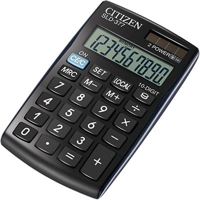 قابلیت و کارایی ماشین حساب ساده سیتیزن SLD-377