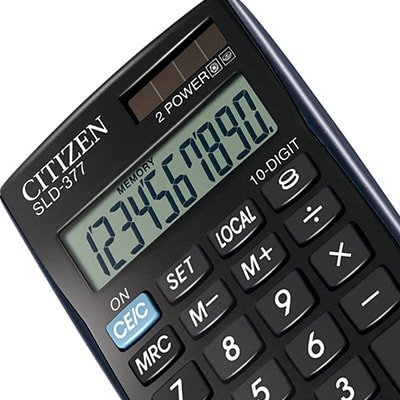 قابلیت و کارایی ماشین حساب ساده سیتیزن SLD-377