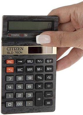 قابلیت و کارایی ماشین حساب ساده سیتیزن SLD-760N