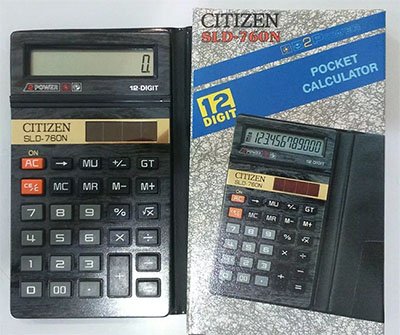 ماشین حساب سیتیزن Citizen SLD-760N