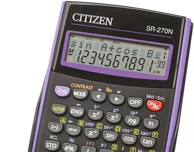 قابلیت و کارایی ماشین حساب مهندسی سیتیزن SR-270NPU