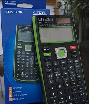 ماشين حساب سیتیزن Citizen SR-270XGR