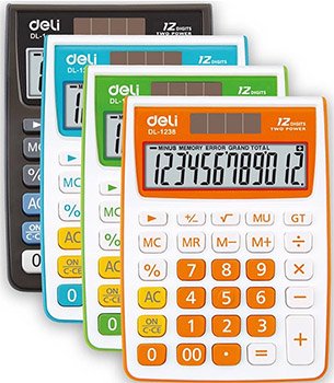 قابلیت و کارایی ماشین حساب ساده دلی DL-1238