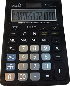 قابلیت و کارایی ماشین حساب ساده اونر C2-41020