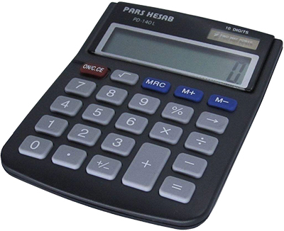 قابلیت و کارایی ماشین حساب ساده پارس حساب PD-140L
