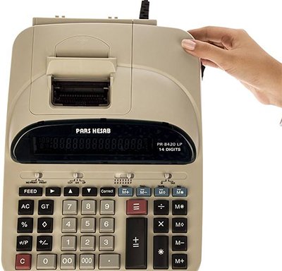 قابلیت و کارایی ماشین حساب چاپی پارس حساب PR-8420LP