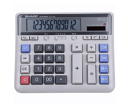 قابلیت و کارایی ماشین حساب ساده شارپ EL-2135