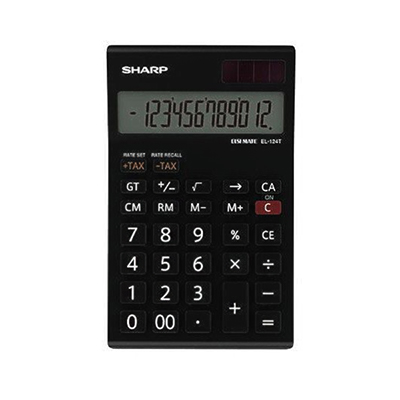 ماشین حساب شارپ Sharp EL124TWH