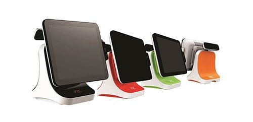 صفحه نمایش و شکل ظاهری صندوق فروشگاهی P2C J-100