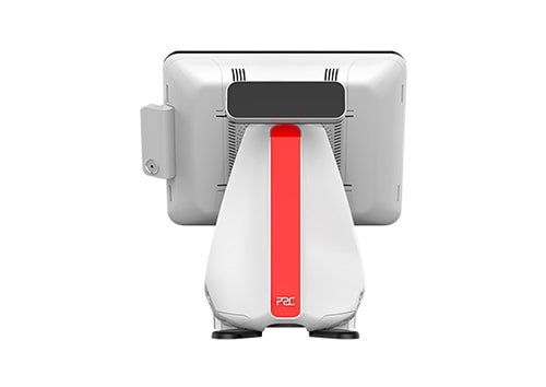 صفحه نمایش و شکل ظاهری صندوق فروشگاهی P2C J-150